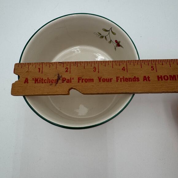 Winterberry by Pfaltzgraff Sculpted Dip Bowl 4.5 inch - Picture 5 of 9